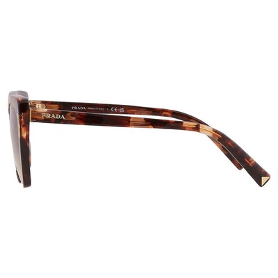 Pre-owned Prada Brown Gradient Butterfly Ladies Sunglasses Pr 23zs 07r0a6 54