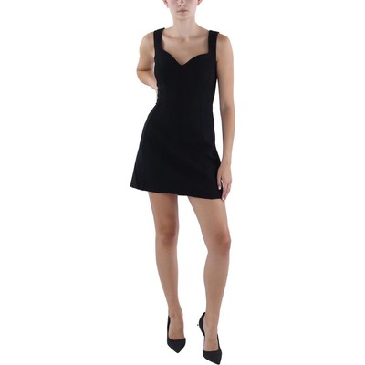 Женское мини-платье длиной выше колена French Connection Womens Whisper Ruth Pintuck BHFO 2415