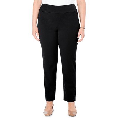 Женские брюки Nic + Zoe Work It черные однотонные с прямыми штанинами Plus 22W BHFO 6571