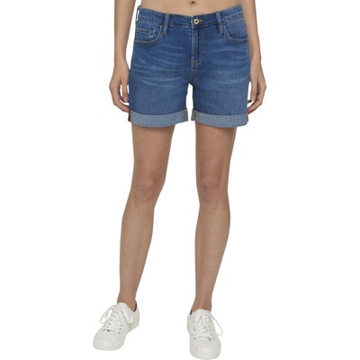 Женские синие джинсовые шорты средней стирки с манжетами Tommy Hilfiger 8 BHFO 2512