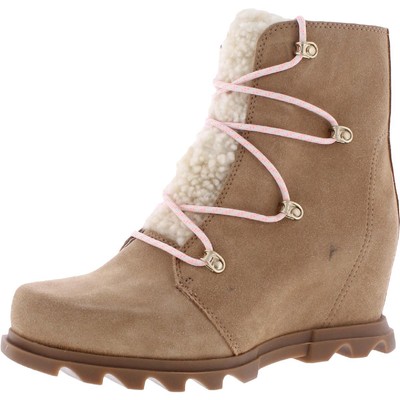 Уютные ботильоны на танкетке Sorel Womens Joan Of Arctic на танкетке III с кружевом 10 см (B,M) 5067