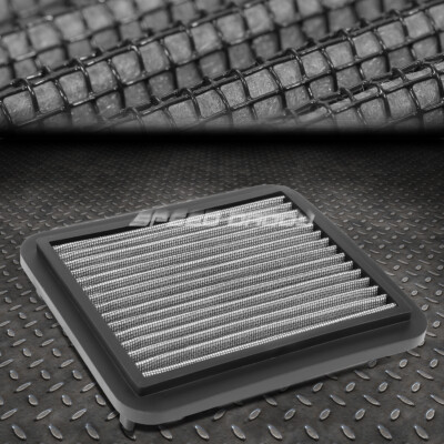 ДЛЯ 01-03 TOYOTA PRIUS СЕРЕБРИСТОГО ЦВЕТА МНОГОРАЗОВАЯ/МОЮЩАЯСЯ ВСТАВНАЯ ПАНЕЛЬ ВОЗДУШНОГО ФИЛЬТРА