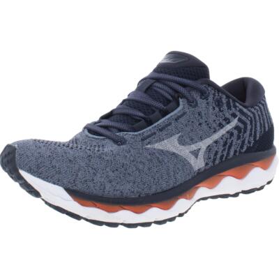 

Mizuno Mens Wave Sky WaveKnit 3 Кроссовки для фитнеса и спортзала Athletic BHFO 9811, Dark grey/grey/red, Wave Sky WaveKnit 3