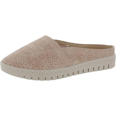 Легкие уличные женские розовые мокасины из нубука 6-дюймовой ширины (E+, WW) BHFO 1540