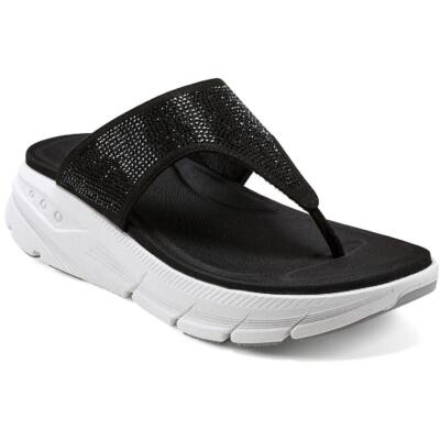 

Easy Spirit Womens Moon 2 Rhinestone Platform Thong Sandals Shoes BHFO 9117, Moon 2