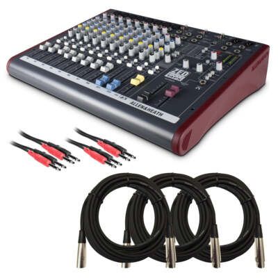 Allen & Heath ZED60-14FX Live and Studio Mixer CABLE KIT