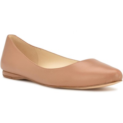 

Женские коричневые балетки Nine West с животным принтом 9 Medium (B,M) BHFO 3207, Light brown, WNSPEAKUP2