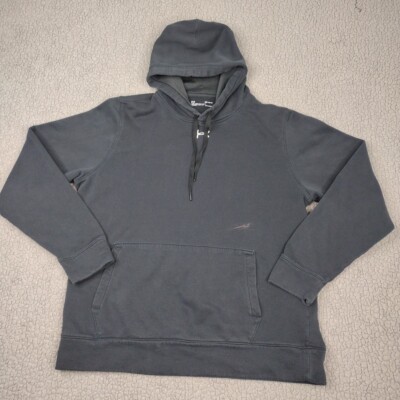 Under Armour Hoodie Mens Medium Cold Gear Dark Gray Pockets Loose