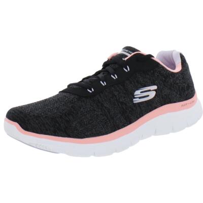 

Черные повседневные и модные кроссовки Skechers Fresh Move 7 Medium (B,M) 0190, Black/coral
