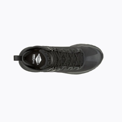 Pre-owned Merrell Work Men's Agility Peak 5 Tactical Mid Black - J005771, Black