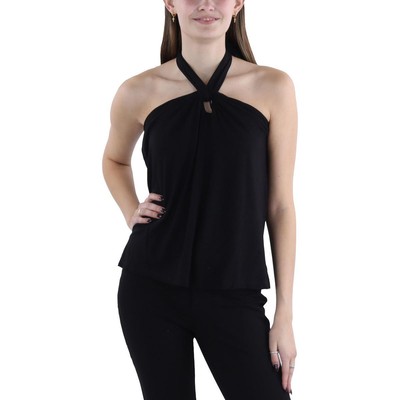 Женская рубашка на бретелях без рукавов с рюшами Vince Camuto BHFO 0190