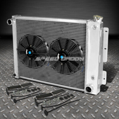 3-РЯДНЫЙ АЛЮМИНИЕВЫЙ РАДИАТОР С СЕРДЕЧНИКОМ + 2X10 ВЕНТИЛЯТОРОВ ДЛЯ 67-69 CAMARO/FIREBIRD T/A 6CYL/V8