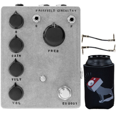 Fairfield Circuitry Long Life Parametric EQ Pedal w/ Patch Cables & Beer Hugger