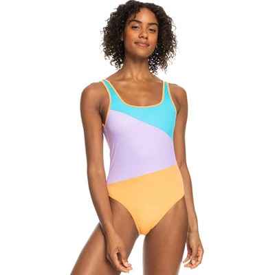 

Сплошной купальник Roxy Colorblock Party, женский, Bachelor button
