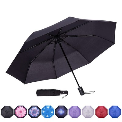 Compact Travel Mini Umbrella Windproof Automatic Umbrellas Small Lightweight ...