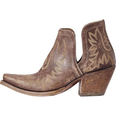 

Ботильоны Ariat Dixon Western Bootie Narrow — женские естественно потертые коричневые, 8,5, Naturally distressed brown, Ariat