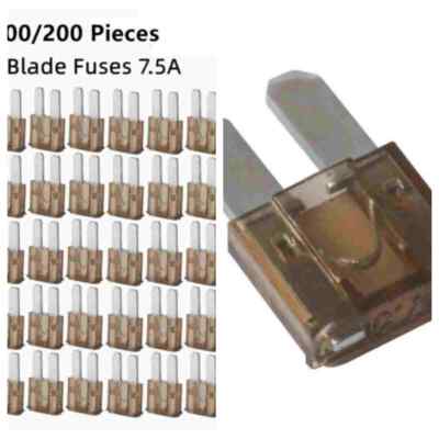 20/20/100/200PCS 7.5 AMP Automotive APT ATR Micro2 Blade Fuses M2 7.5A