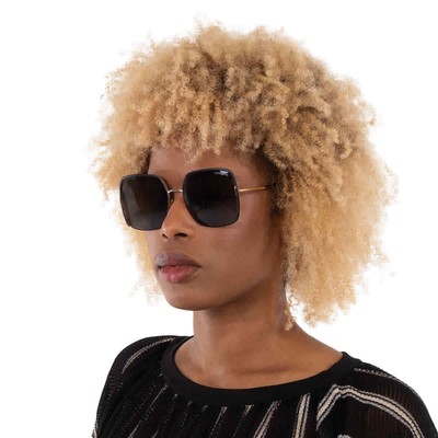Pre-owned Tom Ford Raphaela Smoke Butterfly Ladies Sunglasses Ft1006 02a 60 Ft1006 02a 60 In Gray