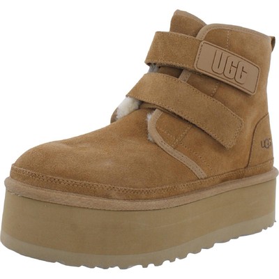 Ugg Womens Neumel Brown Suede Chukka Boots Shoes 11 Medium (B,M) BHFO 5878