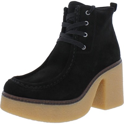 

Женские черные замшевые ботинки чукка Sam Edelman, обувь 9, средний (B,M) BHFO 3308, Black suede leather, Shaw