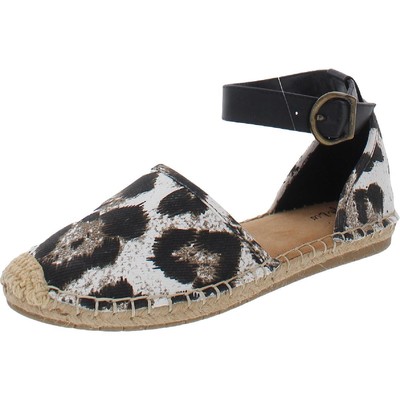 

Style - Co. Женские черные сандалии на плоской подошве Paminna 7.5 Medium (B,M) BHFO 5453, Leopard canvas