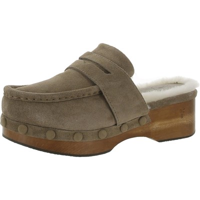 Женские бежевые замшевые мокасины Frye Shoes 7 Medium (B,M) BHFO 7866