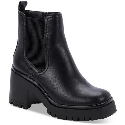 

Женские ботинки челси Aqua College Raine, черные, 7,5, средние (B,M) BHFO 8436, Black leather, Raine