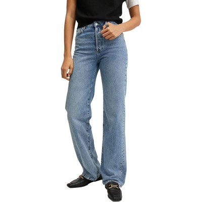 

Женские синие джинсы прямого кроя со средней посадкой MNG  BHFO 6397, Medium blue, 17027742