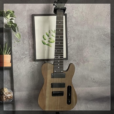 8-Strings Matt Gray TL Electric Guitars Black Hardware