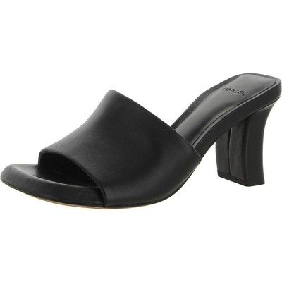 

Женские кожаные шлепанцы Vince Lulu с квадратным носком и каблуком BHFO 5464, Lulu