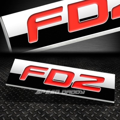 МЕТАЛЛИЧЕСКАЯ РЕШЕТКА БАГАЖНИКА ДЛИНОЙ 3 М, ЭМБЛЕМА, НАКЛЕЙКА С ЛОГОТИПОМ, ЗНАЧОК С ОТДЕЛКОЙ, ПОЛИРОВАННАЯ КРАСНАЯ НАДПИСЬ FD2