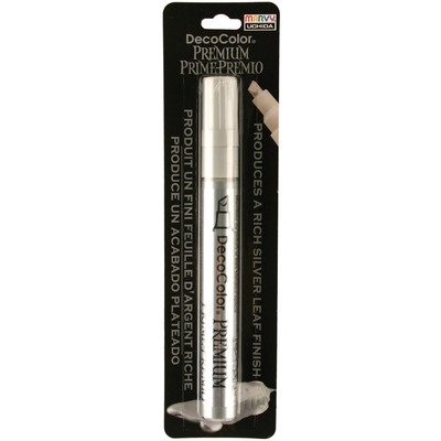 Uchida 350-C-SLV DecoColor Premium Chisel Paint Marker-Silver (3Pk)