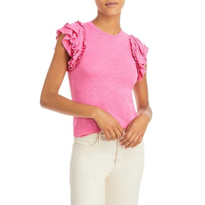 

Goldie Womens Cotton Slub Tee Пуловер-рубашка BHFO 7100, Azalea pink