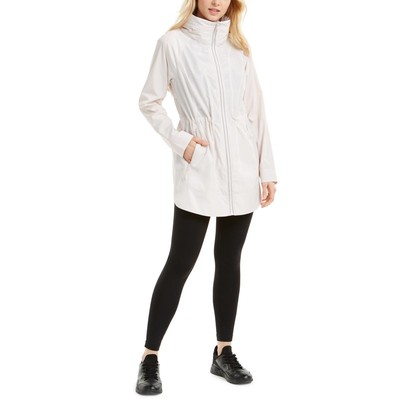 Ideology Womens Ivory Reflective Fitness Yoga Athletic Jacket S BHFO 2026