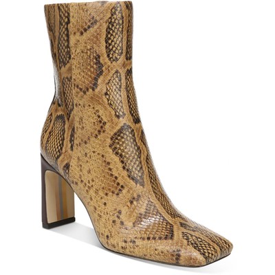 

Женские ботинки до середины икры Sam Edelman Anika Brown, размер 6,5, средний (B,M) BHFO 9785, Cuoio snake print leather