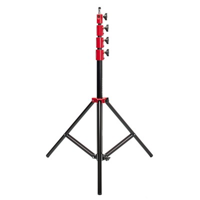 Flashpoint Pro Air-Cushioned Heavy-Duty Light Stand (Red, 9.5') #FP-S-9-RD-V2