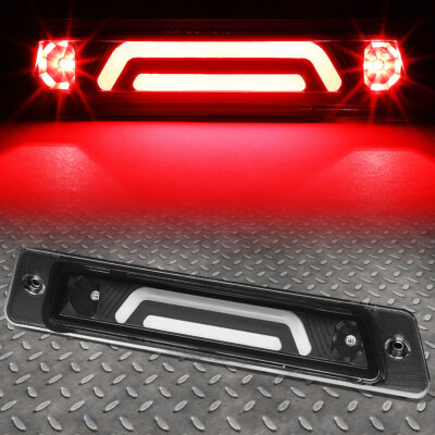 [3D СВЕТОДИОДНАЯ ПАНЕЛЬ]ДЛЯ ХЭТЧБЕКА MUSTANG LX 87-93 3-Й ЗАДНИЙ СТОП-СИГНАЛ, ЧЕРНЫЙ