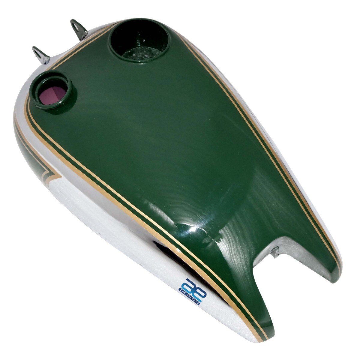 BSA C10 C11 250 Silver Chrome plated Petrol Fuel Gas Tank with 120 MPH Speedometer & Cap  