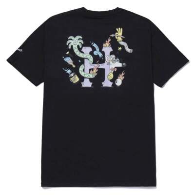 HUF x Steven Harrington H Logo T-shirt (Size Large) Black Be@rbrick Steve Mello