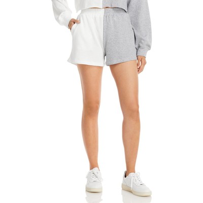 

Fore Womens White Two Tone Heathered Lounge Casual Shorts  BHFO 8887, White/gray