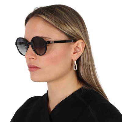 Pre-owned Dior Grey Gradient Round Ladies Sunglasses 30montaignemini Ri Cd40019i 01b 51 In Gray