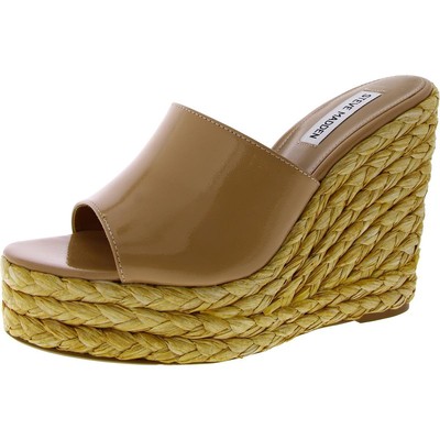 Женские босоножки на танкетке Steve Madden Tabitha Tan, размер 10, средний (B, M), BHFO 0371
