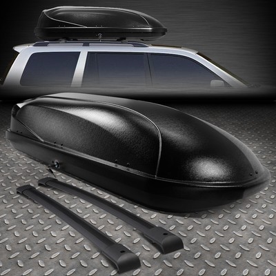 ДЛЯ 03-08 HONDA PILOT АЛЮМИНИЕВЫЕ ПОПЕРЕЧИНЫ НА КРЫШЕ + ГРУЗОВОЙ ЯЩИК ЧЕРНОГО ЦВЕТА с КЛЮЧАМИ