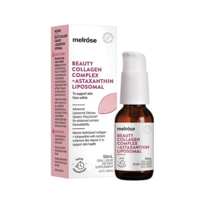 New Melrose Liposomal Beauty Collagen Complex + Astaxanthin Oral Liquid 50ml