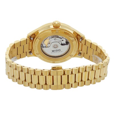 Pre-owned Mido Multifort Powerwind Automatic Champagne Dial Men's Watch M0404073302700