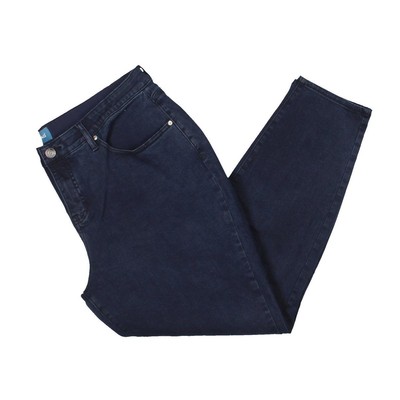 Джинсы Jag Женские Cecilia Темно-синие со средней посадкой, обтягивающие джинсы-скинни Plus 18W BHFO 0514