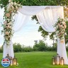 Loopiske White Wedding Arch Draping Fabric 1 Panel 29