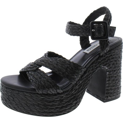 Женские босоножки на платформе Carisma черного цвета Steve Madden 7 Medium (B,M) BHFO 7890