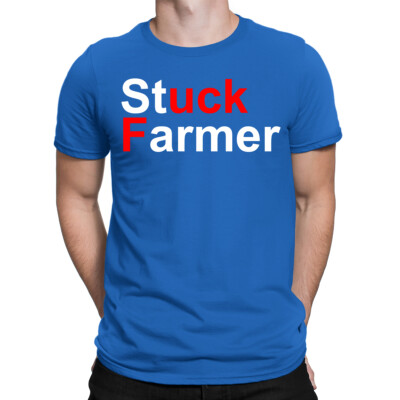 Stuck Farmer T-Shirt A F*ck Starmer Tee Funny Anti Labour Unisex T-Shirt Top #SF