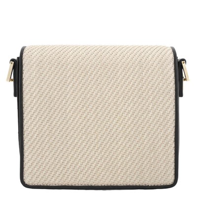 Pre-owned Max Mara Straw Mm Shoulder Bag In Sand Mmbagsstraw 007